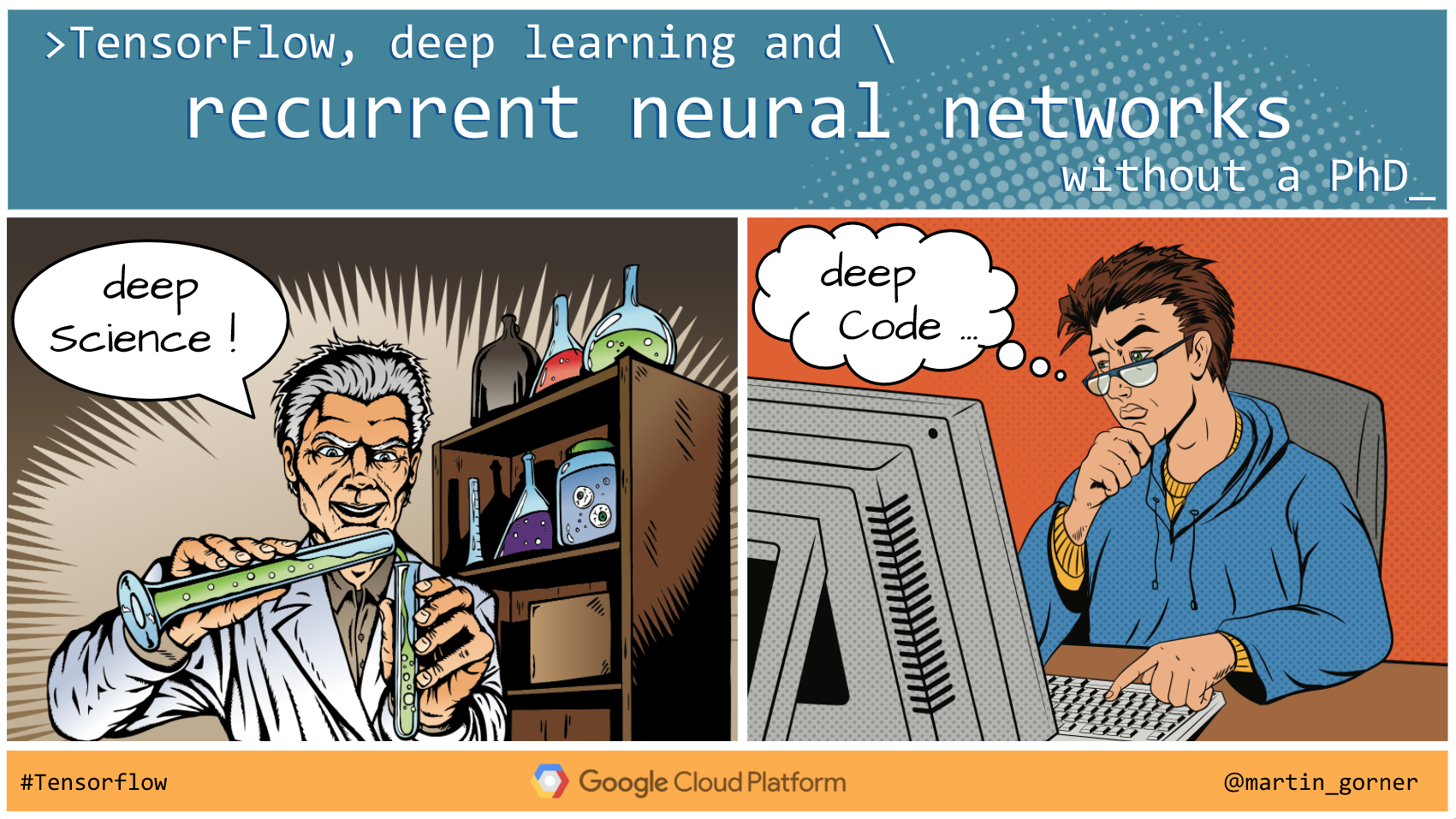 TensorFlow, deep learning and recurrent neural networks