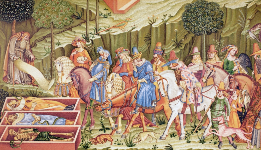 The Triumph Of Death Fresco In The Campo-Santo Pisa Italy Attributed To Francesco Traini